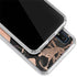 Black and Rose Gold Marble Split Galaxy A10e Clear Case