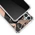 Black and Rose Gold Marble Split Galaxy A13 5G Clear Case