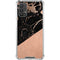Black and Rose Gold Marble Split Galaxy A32 5G Clear Case