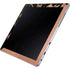 Black and Rose Gold Marble Split Galaxy Book 12in Skin