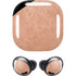 Black and Rose Gold Marble Split Galaxy Buds Pro Skin