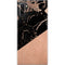 Black and Rose Gold Marble Split Galaxy Note 10 Skin