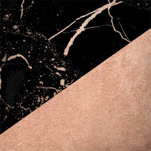 Black and Rose Gold Marble Split Galaxy Note 8 Skin