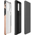 Black and Rose Gold Marble Split Galaxy Note20 5G Pro Case
