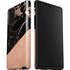 Black and Rose Gold Marble Split Galaxy Note20 5G Pro Case