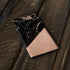 Black and Rose Gold Marble Split Galaxy S10 Plus Skin