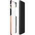 Black and Rose Gold Marble Split Galaxy S20 Lite Case