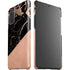 Black and Rose Gold Marble Split Galaxy S20 Lite Case