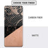 Black and Rose Gold Marble Split Galaxy S20 Plus Skin
