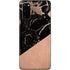 Black and Rose Gold Marble Split Galaxy S20 Skin