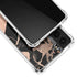 Black and Rose Gold Marble Split Galaxy S21 5G Clear Case