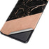Black and Rose Gold Marble Split Galaxy S21 5G Skin