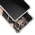 Black and Rose Gold Marble Split Galaxy S22 Plus Clear Case
