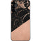 Black and Rose Gold Marble Split Galaxy S22 Plus Skin