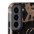 Black and Rose Gold Marble Split Galaxy S22 Pro Case