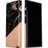 Black and Rose Gold Marble Split Galaxy S22 Ultra Pro Case