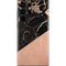 Black and Rose Gold Marble Split Galaxy S22 Ultra Skin
