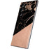 Black and Rose Gold Marble Split Galaxy S22 Ultra Skin