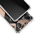 Black and Rose Gold Marble Split Galaxy S23 FE Clear Case