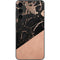 Black and Rose Gold Marble Split Galaxy S23 Plus Skin