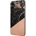 Black and Rose Gold Marble Split Galaxy S23 Skin