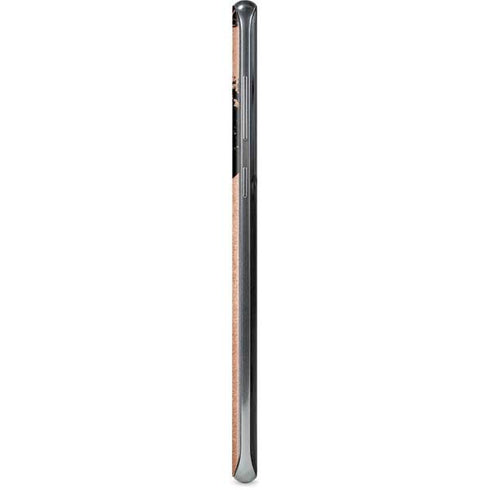 Black and Rose Gold Marble Split Galaxy S8 Skin