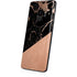 Black and Rose Gold Marble Split Galaxy S9 Skin