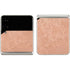 Black and Rose Gold Marble Split Galaxy Z Flip3 5G Skin