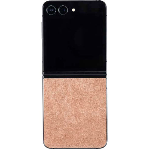 Black and Rose Gold Marble Split Galaxy Z Flip5 5G Skin