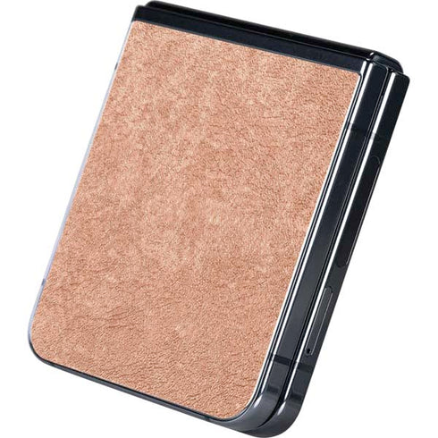 Black and Rose Gold Marble Split Galaxy Z Flip5 5G Skin