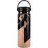 Black and Rose Gold Marble Split Hydro Flask 20oz Wide Mouth Skin