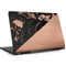 Black and Rose Gold Marble Split Dell Inspiron Skin