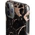 Black and Rose Gold Marble Split iPhone 11 Pro Lite Case