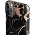 Black and Rose Gold Marble Split iPhone 11 Pro Max Lite Case