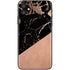 Black and Rose Gold Marble Split iPhone 11 Skin