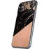 Black and Rose Gold Marble Split iPhone 11 Skin