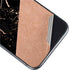 Black and Rose Gold Marble Split iPhone 11 Skin