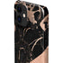 Black and Rose Gold Marble Split iPhone 12 Mini Lite Case
