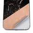 Black and Rose Gold Marble Split iPhone 12 Pro Max Skin