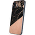 Black and Rose Gold Marble Split iPhone 12 Skin