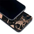 Black and Rose Gold Marble Split iPhone 12 Skin