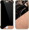 Black and Rose Gold Marble Split iPhone 6/6s Skin
