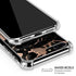 Black and Rose Gold Marble Split iPhone 7/8 Plus Clear Case