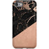Black and Rose Gold Marble Split iPhone SE (2nd & 3rd Gen) Pro Case