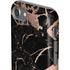Black and Rose Gold Marble Split iPhone SE (2nd & 3rd Gen) Pro Case