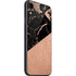 Black and Rose Gold Marble Split iPhone SE (2nd & 3rd Gen) Skin