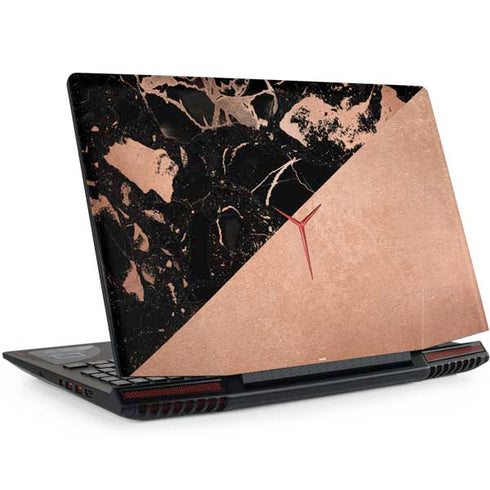Black and Rose Gold Marble Split Legion Y720 Skin