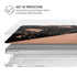 Black and Rose Gold Marble Split MacBook Air 13in M1 (2021) Case plus Skin