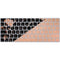 Black and Rose Gold Marble Split Magic Keyboard Skin
