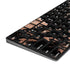 Black and Rose Gold Marble Split Magic Keyboard with Numeric Keypad Skin